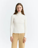 TOP CUELLO ALTO RIB BLANCO AINE / THINKING MU