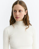 TOP CUELLO ALTO RIB BLANCO AINE / THINKING MU