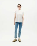 CAMISETA BÁSICA BLANCA VOLTA / THINKING MU