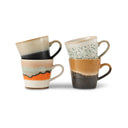 SET 4 CAPUCCINO MUGS VERVE  / HK LIVING