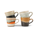 SET 4 CAPUCCINO MUGS VERVE  / HK LIVING