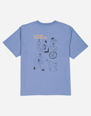 CAMISETA HOLGADA AZUL PEOPLE / OLOW