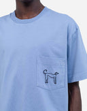 CAMISETA HOLGADA AZUL PEOPLE / OLOW