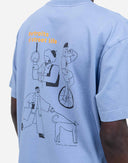 CAMISETA HOLGADA AZUL PEOPLE / OLOW