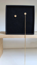 PENDIENTES CIRCULO CADENA  / SEW A SONG