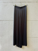 PANTALÓN SATINADO NEGRO / MOUTAKI