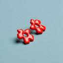 PENDIENTES "FLORAL" ROJO / DEPEAPA