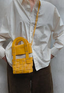 BOLSO MIMBRE S AMARILLO / TALLER PICCOLO