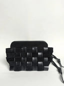 MINI CLUTCH MIMBRE NEGRO / TALLER PICCOLO