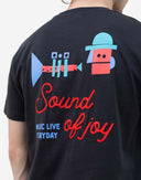 CAMISETA NEGRA FANFARE / OLOW