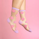CALCETINES TRANSPARENTES COSMOS ROSA / COUCOU SUZETTE