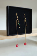 PENDIENTES DE ONDAS DE CRISTAL / SEW A SONG