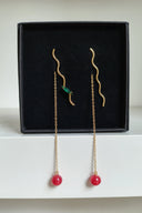 PENDIENTES DE ONDAS DE CRISTAL / SEW A SONG