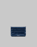 FLAT SACOCHE S (MARINE BLUE METALLIC PUFFER) / TOPOLOGIE