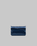FLAT SACOCHE S (MARINE BLUE METALLIC PUFFER) / TOPOLOGIE