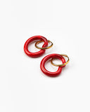 PENDIENTES AMEBA ROJOS / SUPLAIS