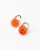 PENDIENTES DONUT NARANJA / SUPLAIS