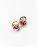 PENDIENTES DONUT MORADO / SUPLAIS