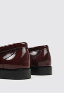 MOCASINES ICY BURDEOS CON BORLA / HUNE
