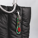 8.0mm LOOP KEY (BLACK REFLECTIVE LATTICE) / TOPOLOGIE