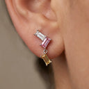PENDIENTES SPRINKLING PLATA / HAPPY SMIRK