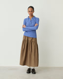 FALDA ALINE MARRON / DIARTE