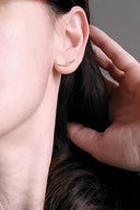 PENDIENTES PORTION PLATA  / SEW A SONG