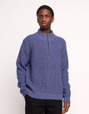SWEATER BANJO HEATHER BLUE / OLOW