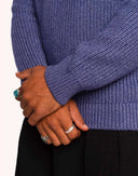 SWEATER BANJO HEATHER BLUE / OLOW
