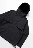 PARKA DE ALGODÓN ENCERADO NEGRA / SERVICE WORKS