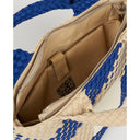 BOLSO AMELIA "LIFE IS SIMPLE" - BLUE & BEIGE / VERB TO DO