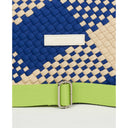 BOLSO AMELIA "LIFE IS SIMPLE" - BLUE & BEIGE / VERB TO DO