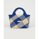 BOLSO AMELIA "LIFE IS SIMPLE" - BLUE & BEIGE / VERB TO DO