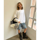 BOLSO SYLVIA "FREE LOVE" - BLACK, BEIGE & WHITE / VERB TO DO