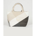 BOLSO SYLVIA "FREE LOVE" - BLACK, BEIGE & WHITE / VERB TO DO