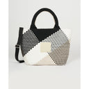 BOLSO SYLVIA "FREE LOVE" - BLACK, BEIGE & WHITE / VERB TO DO