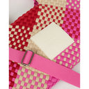 BOLSO AMELIA "LIFE IS SIMPLE" - PINK, RED & BEIGE / VERB TO DO