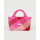 BOLSO AMELIA "LIFE IS SIMPLE" - PINK, RED & BEIGE / VERB TO DO
