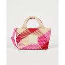 BOLSO AMELIA "LIFE IS SIMPLE" - PINK, RED & BEIGE / VERB TO DO