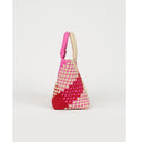 BOLSO AMELIA "LIFE IS SIMPLE" - PINK, RED & BEIGE / VERB TO DO