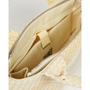 BOLSO AMELIA 'VISION & MISSION' | CREAM & SOFT YELLOW / VERB TO DO