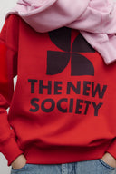 SUDADERA TNS LOGO CHINESE RED  / THE NEW SOCIETY