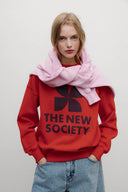 SUDADERA TNS LOGO CHINESE RED  / THE NEW SOCIETY