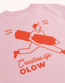 CAMISETA CREATIVE LILA PINK / OLOW