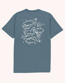 CAMISETA FLYING  STEEL BLUE / OLOW