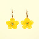 PENDIENTES FLOR BOTÓN DE ORO / COUCOU SUZETTE